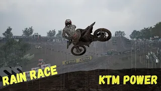 Rain Race / KTM 250SX-F 2019 / Helmet CAM / MXGP 2019 / Ep.12