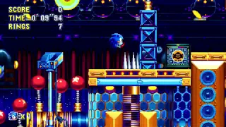 Sonic Mania - Studiopolis Zone Act 2 - Time Trial Speed Run (Sonic) - 00'51"77