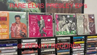 RARE ELVIS PRESLEY EP’s 4 SALE @ INFINITY RECORDS MASSAPEQUA PARK NY. The King’s Court