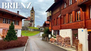 Brienz Switzerland | A Wonderfull Swiss Village | 4K 60fps Walking Tour