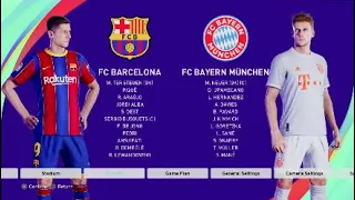 FC Barcelona - Bayern Monachium (Lewandowski vs Mane PES 2021)