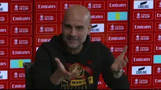 'It's not artificial intelligence!' | Pep jokes that he used AI to guide Haaland for Munich goal