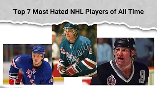 Top 7 Most Hated NHL Players of All Time