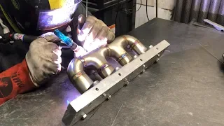 GizFab - Mitsubishi Colt 4G15 Turbo Manifold Fabrication Timelapse