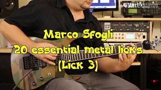 Marco Sfogli   20 essential metal licks Lick 3