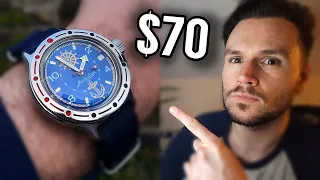 The $70 Dive Watch That Demands Respect! Vostok Amphibia History & Review