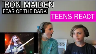 Teens Reaction - Iron Maiden ( Fear Of The Dark )