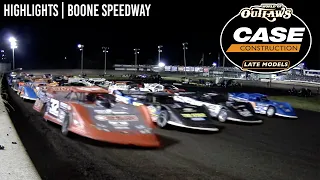 World of Outlaws CASE Late Models | The Hawkeye 50 | Boone Speedway | August 1st | HIGHLIGHTS