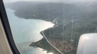 Approach and landing into Montego Bay Sangster Airport