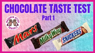 Mars vs Milky Way vs Snickers – US vs UK Chocolate Taste Test