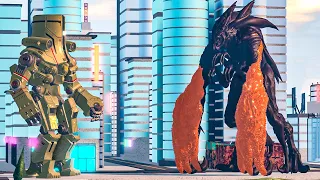 Roblox kaiju Universe: Muto Prime Vs Cherno Alpha