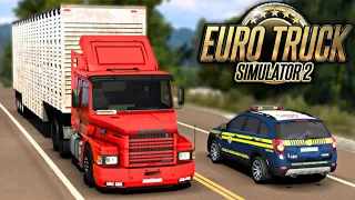 RD e O COMBOIO BARBEIRO NA ESTRADA DE SCANIA 142! ( MAPA RBR ) - EURO TRUCK SIMULATOR 2 + G920