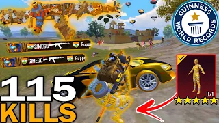 115 KILLS!🥵 MY REAL FASTEST GAMEPLAY W/ MUMMY SET🔥 İpad Generations9,Air,Mini,6,7,Pro,11