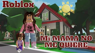 MI MAMA NO ME QUIERE PARTE 1 😥😔HISTORIAS DE ROBLOX  |VICKY ROBLOX 😪