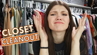 Trying to Create a Capsule Wardrobe! Closet Cleanout!