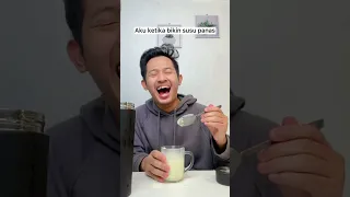 Aku VS Emak ketika bikin susu panas | fikrifadlu