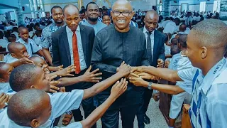 Peter Obi Celebrate WITH students Of CKC Onitsha As The Win International School Awards