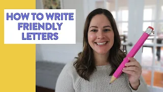 How to Write Friendly Letters in First or 2nd Grade // writing workshop lessons for letter writing