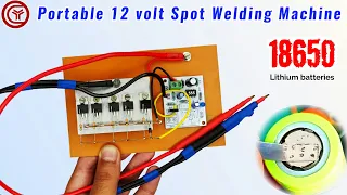 Diy spot welder circuit for 18650 lithium battery