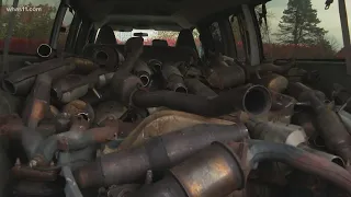 6 arrested, $100,000 worth of stolen catalytic converters recovered in Jeffersontown