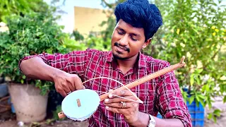 How to Make Violin at Home 🎻 | கொட்டாங்குச்சி வைத்து வயலின் செய்யலாம் வாங்க! | Vijay Ideas