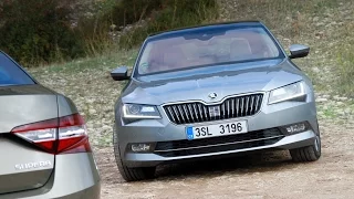 Сравнительный тест Skoda Superb vs Ford Mondeo