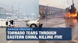 Deadly tornado rips through eastern China