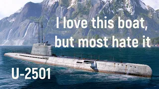 World of Warships - U-2501 Replay,  I love this boat, but most hate them