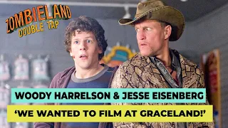 Zombieland Double Tap: Woody Harrelson & Jesse Eisenberg on Elvis impressions and fun while filming