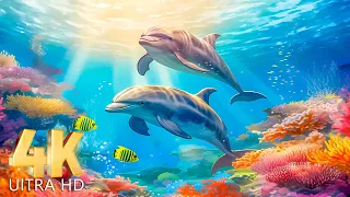 [NEW] Sea Animals 4K (ULTRA HD) 🐠 - Coral Reefs and Colorful Sea Life - Relaxing Music