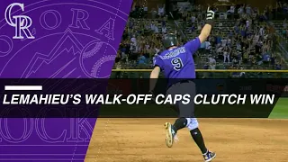 Rockies rally in 9th, walk off on LeMahieu HR