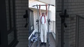 Old Guy, 84 Does 14 Chin Ups