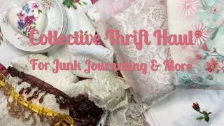 Thrift Store Haul (for Junk Journaling & More) #thriftythursday