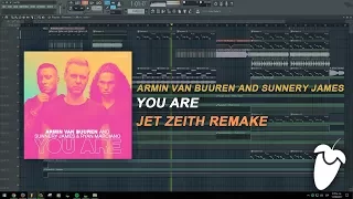 Armin van Buuren and Sunnery James & Ryan Marciano - You Are [FL Studio Remake + FREE FLP]