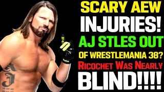 WWE News! WWE Star Suffered Neck Injury! Scary AEW Injuries! Vince Still On WWE WrestleMania Card