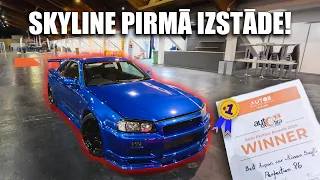 SKYLINE R34 IERODAS UZ AUTO2024 IZSTĀDI!