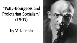 "Petty-Bourgeois and Proletarian Socialism" (1905) by Lenin. #Marxist #Audiobook + Discussion.