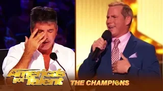 Tom Cotter: Old RUDE Simon Cowell Is Back Gets BOOED By Crowd! | America's Got Talent: Champions