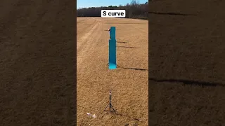 Curving an arrow around two objects #shorts #sports #outdoors