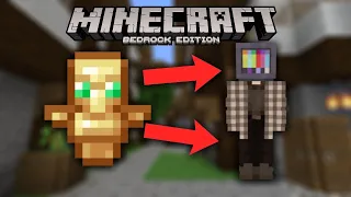 MİNECRAFT TOTEMİNİ KARAKTERİME ÇEVİRDİM?? (totem texture değiştirme)