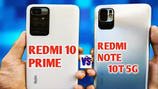 Redmi 10 Prime vs Redmi Note 10T 5G SPEED TEST & CAMERA COMPARISON |