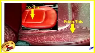 HOW TO FIX NASTY LEATHER SEATS IN 10 MINUTES for CHEAP