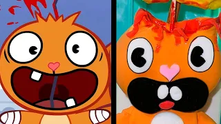 Happy Tree Friends  Parody Side by Side. Too Much Scream Time