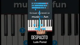 Как играть Despacito 💔💃на #пианино🎹 #поцифрам👍новые видео каждый день🔥#обучение #tiktok #shorts