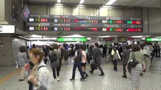 [HD] Inside Tokyo Shinjuku Station