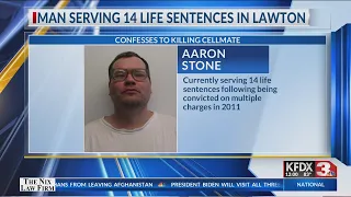 ODOC: Man serving 14 life sentences in Lawton confesses to killing cellmate