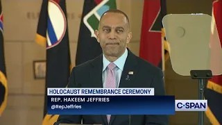 Rep. Hakeem Jeffries at Holocaust Remembrance Ceremony