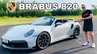 820HP BRABUS Porsche Turbo S Review + POV Test Drive