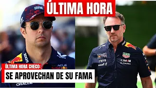 💥EL MAYOR SECRETO sobre la RENOVACIÓN de CHECO PÉREZ *LE QUIEREN POR DINERO*