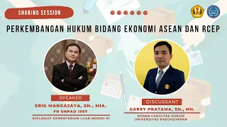 Perkembangan Hukum Bidang Ekonomi ASEAN dan RCEP